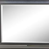 39" Metallic Gray Lighted Arch Dresser Mirror - Homeroots - Flyclothing LLC