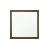 40" Square Wood Framed Accent Mirror