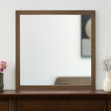 40" Square Wood Framed Accent Mirror
