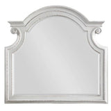 43" Antique White Irregular Dresser Mirror - Homeroots - Flyclothing LLC