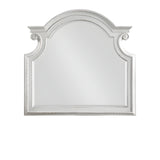 43" Antique White Irregular Dresser Mirror - Homeroots - Flyclothing LLC