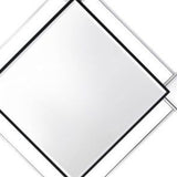 45" Mirrored & Chrome Accent Mirror - Homeroots - Flyclothing LLC