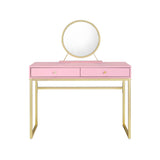 42" Pink Mirrored Two Drawer Dresser - Homeroots - Flyclothing LLC
