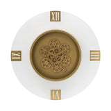 24" Circle Gold Acrylic Analog Wall Clock - Homeroots - Flyclothing LLC