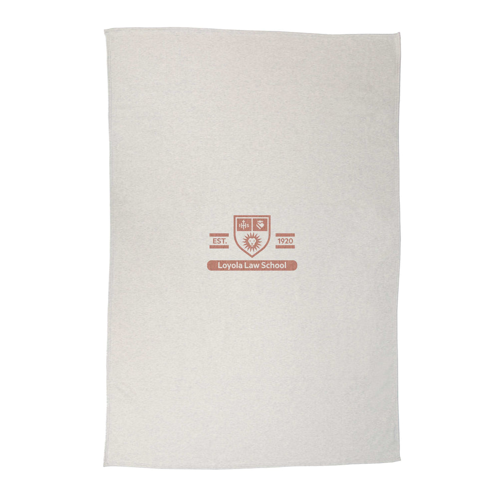 LMU Law School Sublimated Sweatshirt Blanket - Logo Brands - Flyclothing LLC