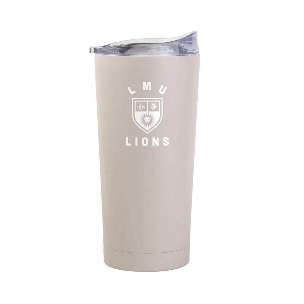 LMU Sand 20oz Archway Powder Coat Tumbler - Logo Brands - Flyclothing LLC