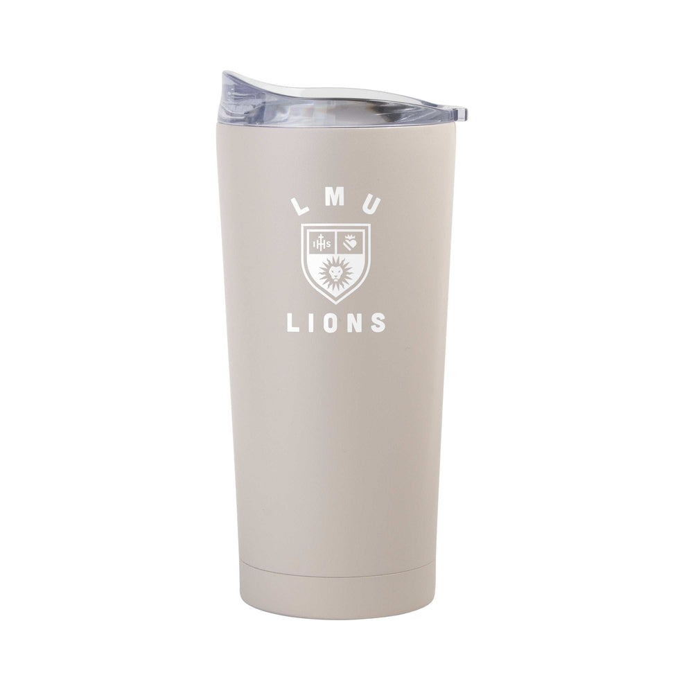 LMU Sand 20oz Archway Powder Coat Tumbler - Logo Brands - Flyclothing LLC
