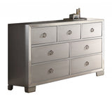 57" Platinum Solid and Manufactured Wood Seven Drawer Triple Dresser - Homeroots - Flyclothing LLC