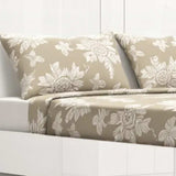 King White High Gloss Bed Frame with LED Headboard - Homeroots - Flyclothing LLC