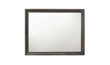 36" Gray Dresser Mirror - Homeroots - Flyclothing LLC