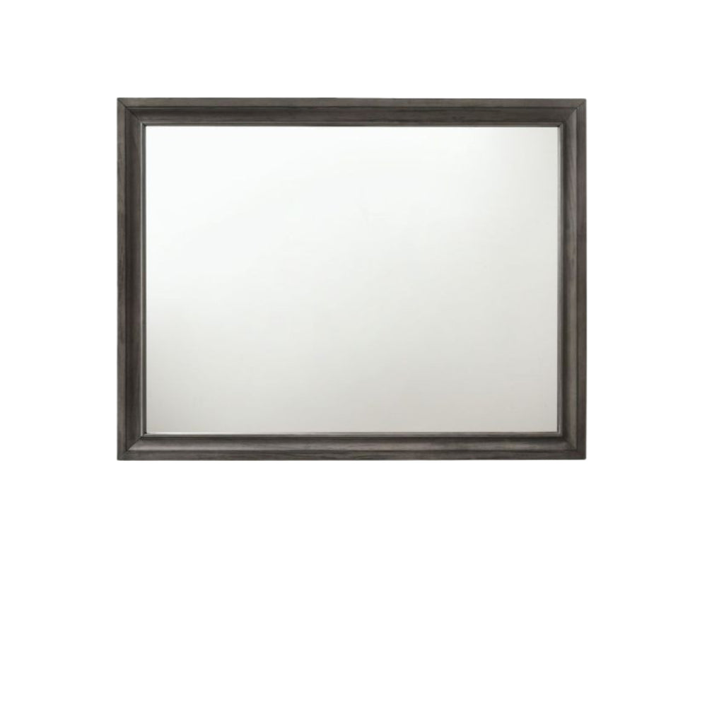 36" Gray Dresser Mirror - Homeroots - Flyclothing LLC