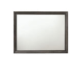 36" Gray Dresser Mirror - Homeroots - Flyclothing LLC