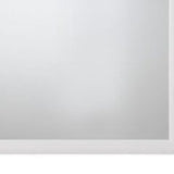 35" White Rectangle Dresser Mirror Mounts To Dresser With Frame - Homeroots - Flyclothing LLC