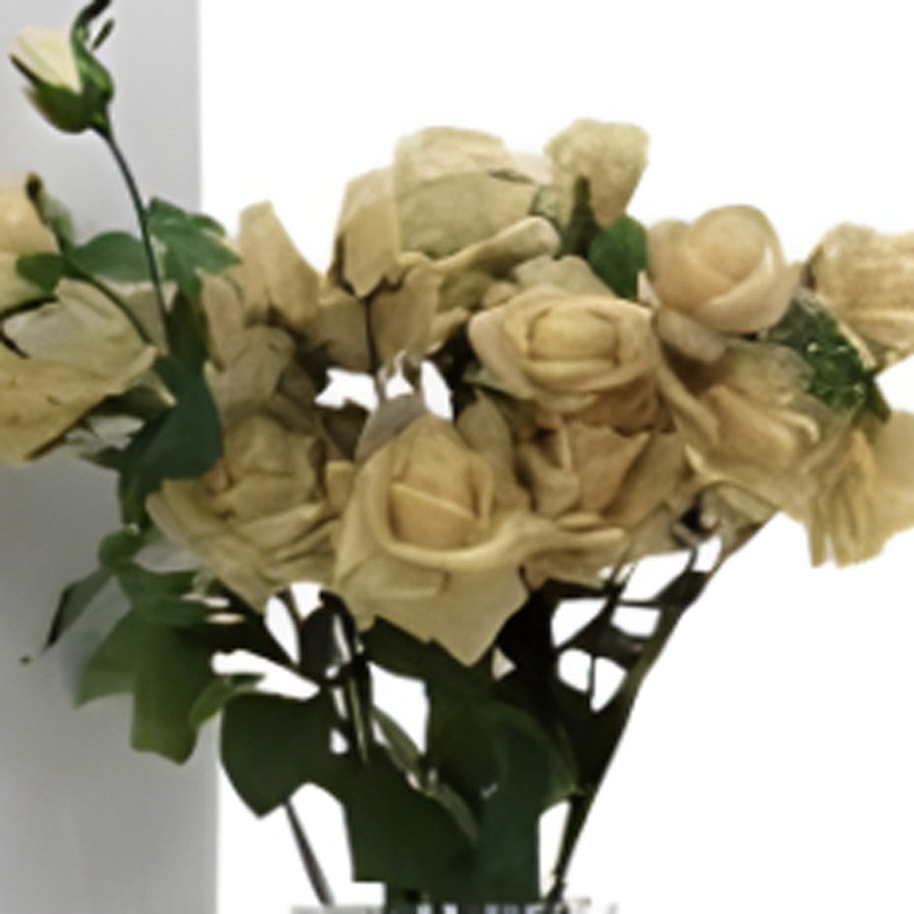 37" White & Chrome Leg Dresser Mirror - Homeroots - Flyclothing LLC