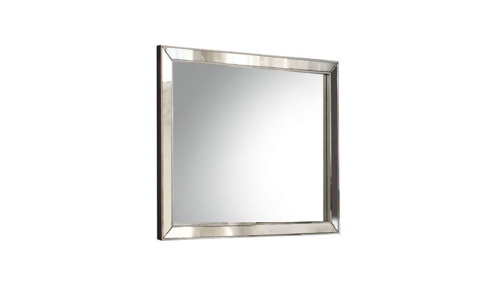 32" Platinum Framed Dresser Mirror - Homeroots - Flyclothing LLC