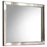32" Platinum Framed Dresser Mirror - Homeroots - Flyclothing LLC