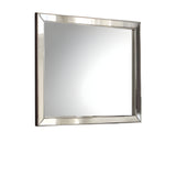 32" Platinum Framed Dresser Mirror - Homeroots - Flyclothing LLC