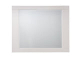 37" White High Gloss Square Dresser Mirror - Homeroots - Flyclothing LLC