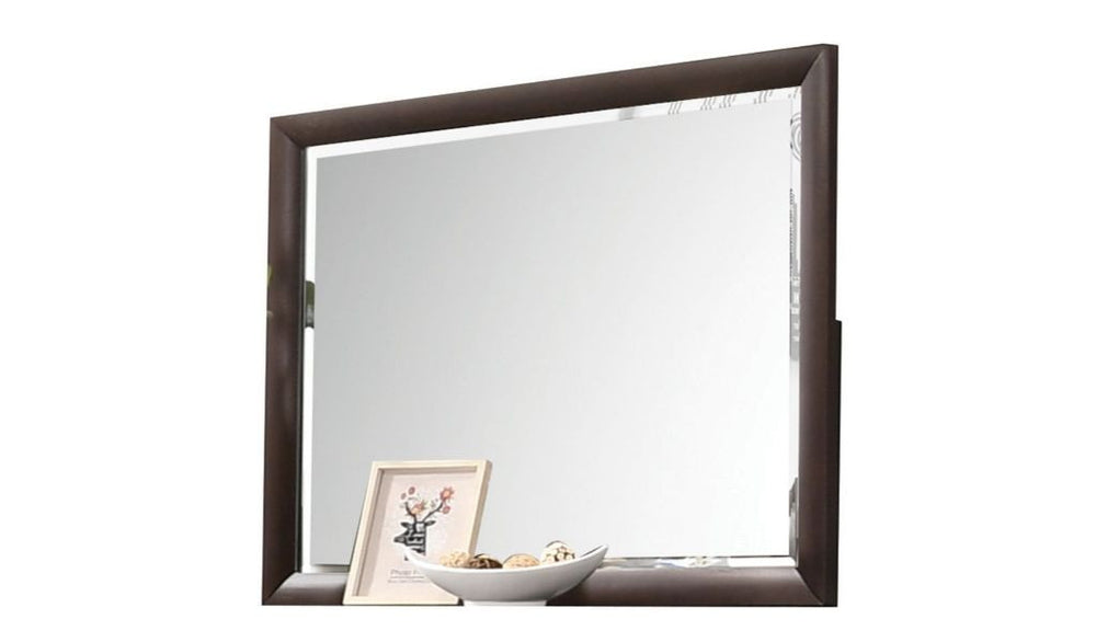 36" Dark Merlot Dresser Mirror - Homeroots - Flyclothing LLC