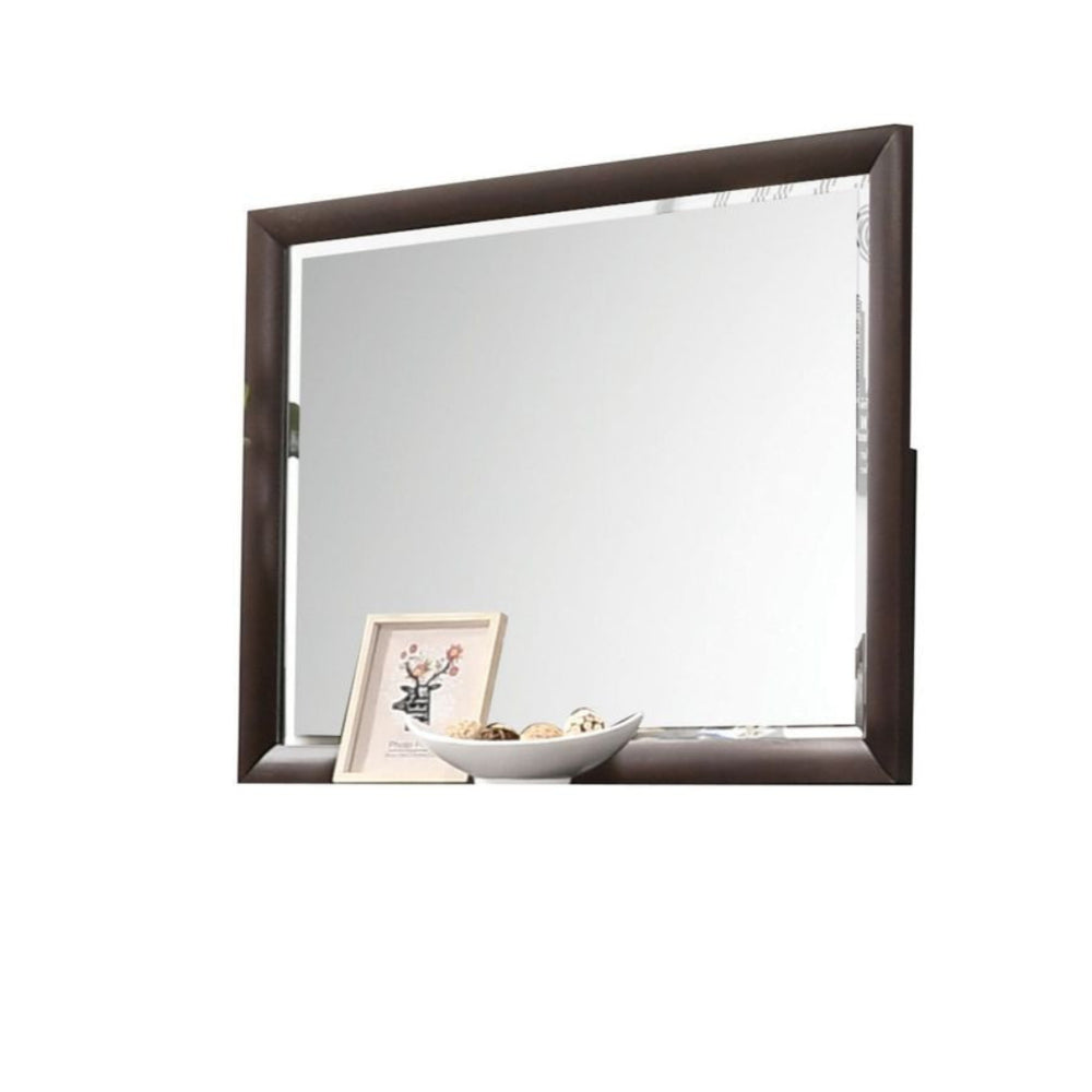 36" Dark Merlot Dresser Mirror - Homeroots - Flyclothing LLC