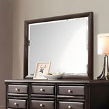 36" Dark Merlot Dresser Mirror - Homeroots - Flyclothing LLC