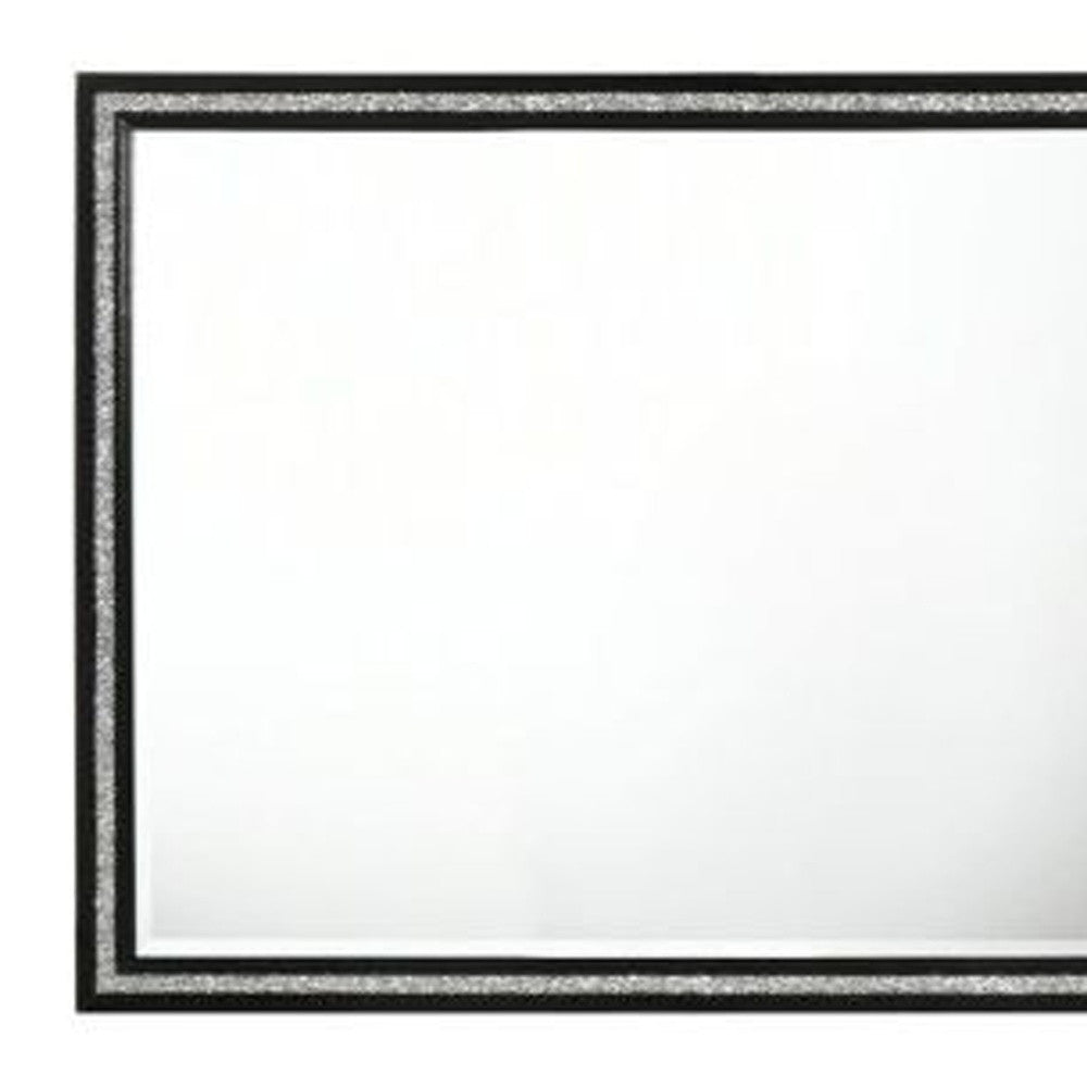 35" Weathered Black Dresser Mirror - Homeroots - Flyclothing LLC