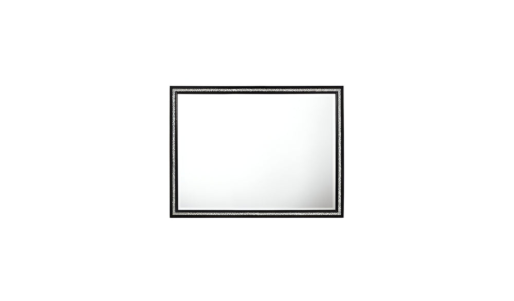35" Weathered Black Dresser Mirror - Homeroots - Flyclothing LLC