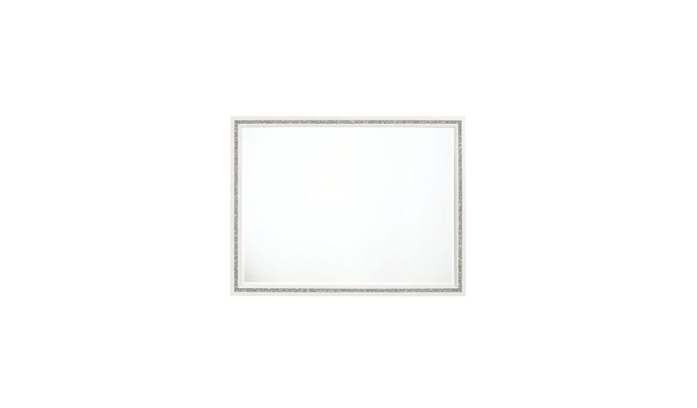 35" White Finish Dresser Mirror - Homeroots - Flyclothing LLC