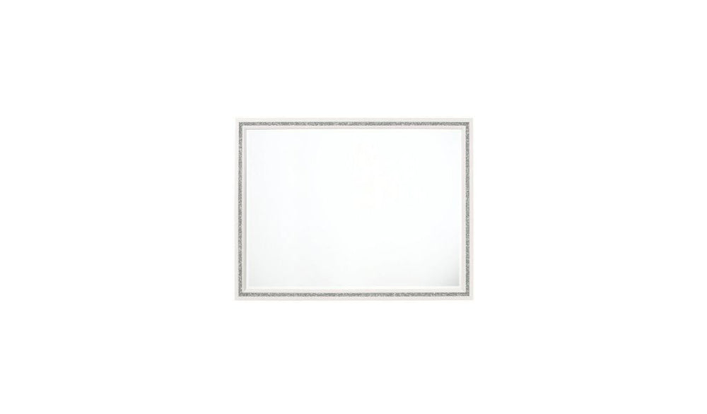 35" White Finish Dresser Mirror - Homeroots - Flyclothing LLC