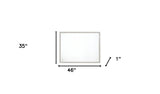 35" White Finish Dresser Mirror - Homeroots - Flyclothing LLC