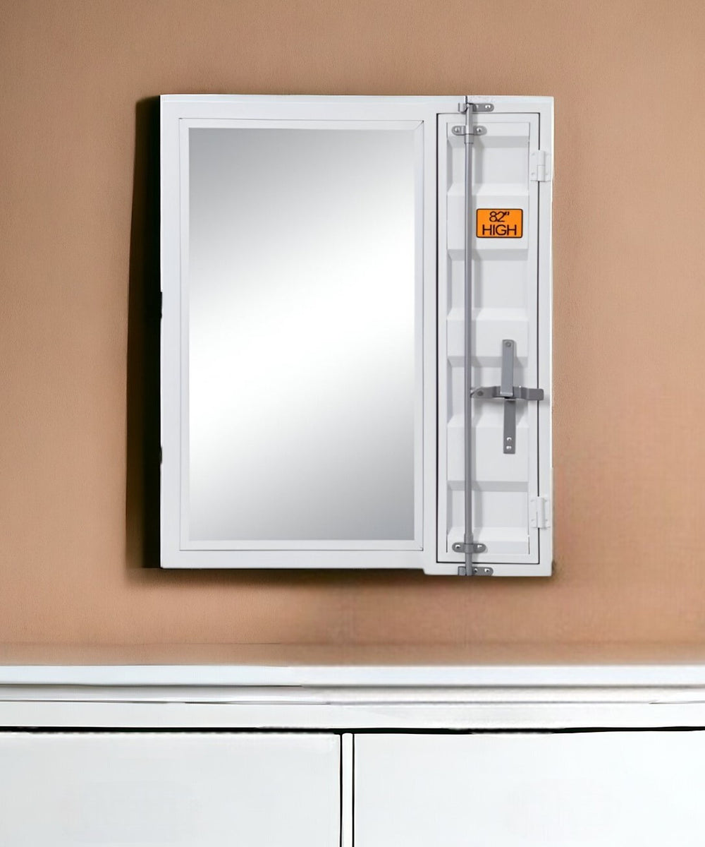 32" White Rectangle Mounts To Dresser Dresser Mirror - Homeroots - Flyclothing LLC