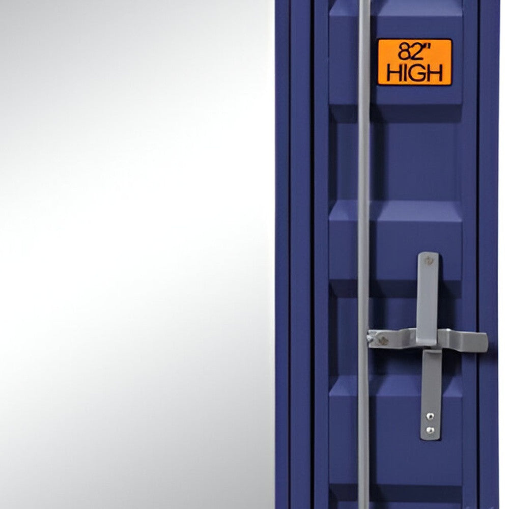 32" Blue Finish Dresser Mirror - Homeroots - Flyclothing LLC