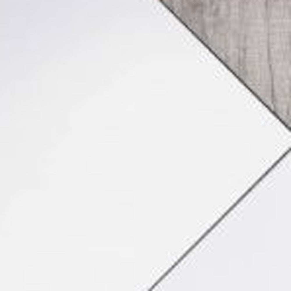 Set of Two Chrome and Natural Framed Accent Mirror - Homeroots - Flyclothing LLC