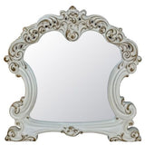 45" Antique Pearl Finish Irregular Dresser Mirror - Homeroots - Flyclothing LLC