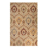 4' X 6' Camel Gray And Rust Floral Stain Resistant Area Rug - Homeroots - Flyclothing LLC