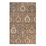 8' X 10' Ivory Beige And Light Blue Floral Stain Resistant Area Rug - Homeroots - Flyclothing LLC