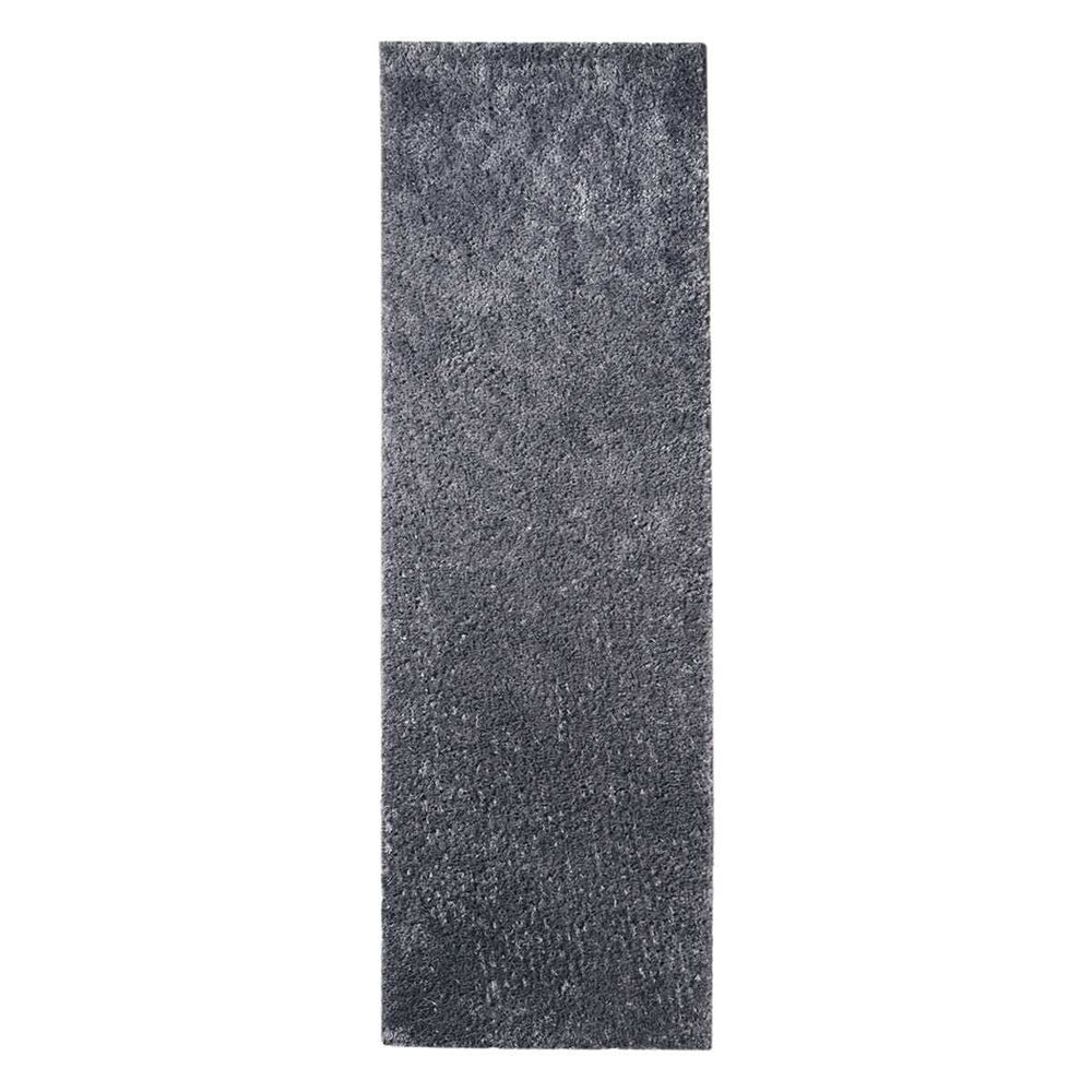 8' Gray Distressed Shag Runner Area Rug - Homeroots - Flyclothing LLC