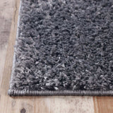 8' Gray Distressed Shag Runner Area Rug - Homeroots - Flyclothing LLC