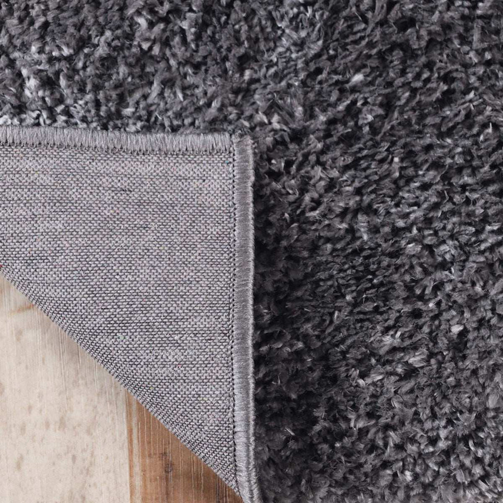 8' Gray Distressed Shag Runner Area Rug - Homeroots - Flyclothing LLC