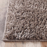 8' Taupe Tufted Handmade Stain Resistant Runner Rug - Homeroots - Flyclothing LLC