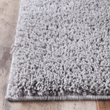 4' X 6' Silver Shag Stain Resistant Area Rug - Homeroots - Flyclothing LLC