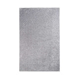 5' X 8' Silver Shag Stain Resistant Area Rug - Homeroots - Flyclothing LLC