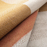 5' X 8' Terra Cotta Patchwork Power Loom Stain Resistant Area Rug - Homeroots - Flyclothing LLC