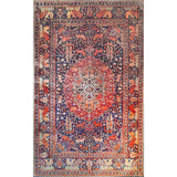 5' X 8' Brown Medallion Stain Resistant Area Rug - Homeroots - Flyclothing LLC