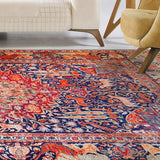 5' X 8' Brown Medallion Stain Resistant Area Rug - Homeroots - Flyclothing LLC