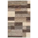 3' X 5' Slate Patchwork Power Loom Stain Resistant Area Rug - Homeroots - Flyclothing LLC