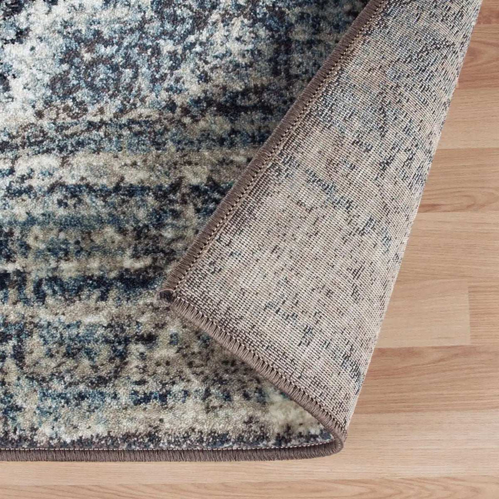 4' X 6' Taupe Abstract Power Loom Distressed Stain Resistant Area Rug - Homeroots - Flyclothing LLC
