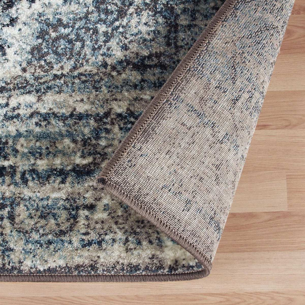 8' X 10' Taupe Abstract Power Loom Distressed Stain Resistant Area Rug - Homeroots - Flyclothing LLC