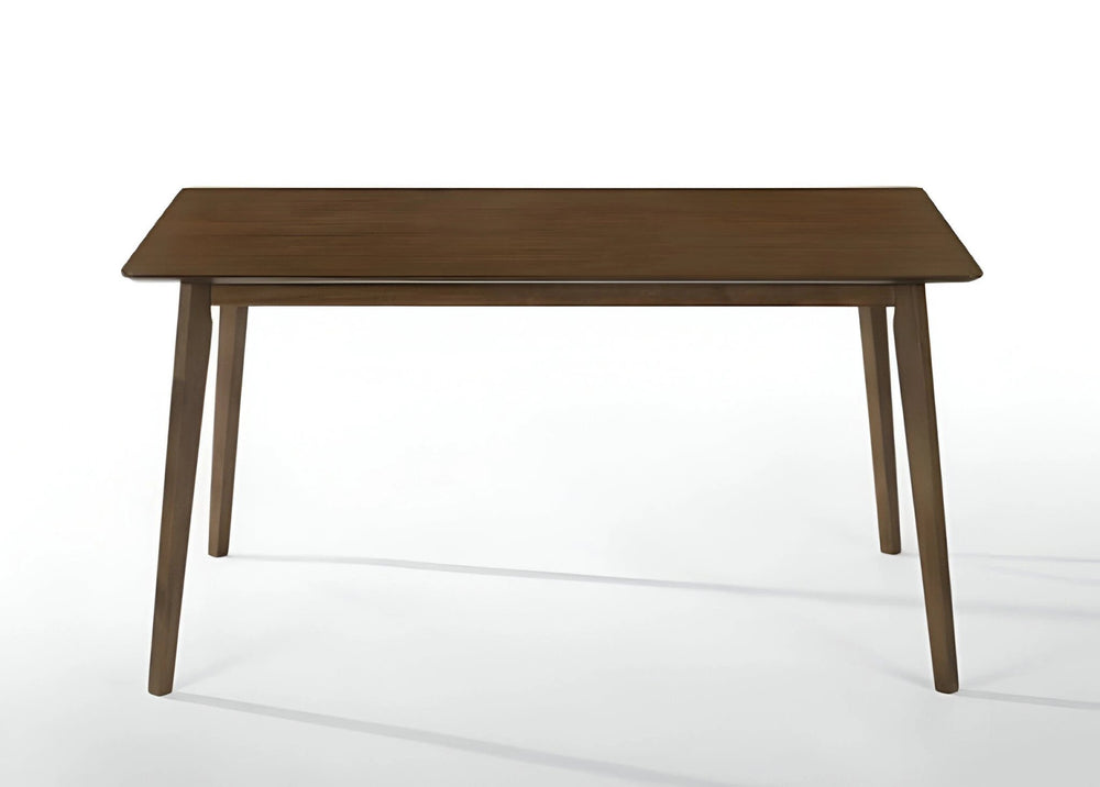 59" Brown Solid Wood Dining Table - Homeroots - Flyclothing LLC