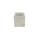 9" Light Gray Rustic Cement Indoor Outdoor Rectangular Pot Planter - Homeroots - Flyclothing LLC